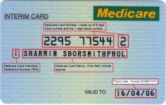 medicare identification number example
